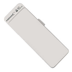 HIDISC USBメモリ ホワイト [16GB /USB3.1 /USB TypeA /スライド式] HDUF127S16GML3