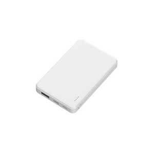 HIDISC CCCǧ 5000mAh ХХåƥ꡼ 3ݡȡ ۥ磻 HD4-MBFT3C05WH