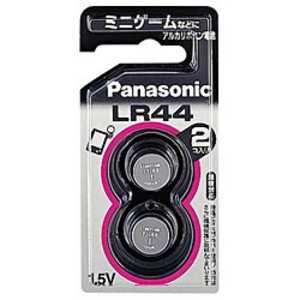 パナソニック Panasonic アルカリボタン電池 「LR44/2P」 LR-44/2P