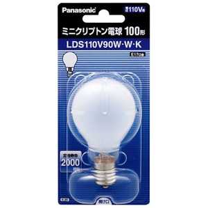 パナソニック　Panasonic 電球 ミニクリプトン球 ホワイト[E17/1個/一般電球形] LDS110V90WWK