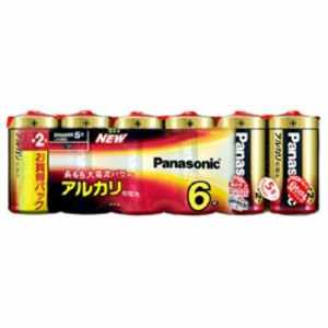 パナソニック Panasonic 「単2形乾電池」アルカリ乾電池 6本パック LR14XJ/6SW パナソニック Panasonic 「単2形乾電池」アルカリ乾電池 6本パック LR14XJ/6SW
