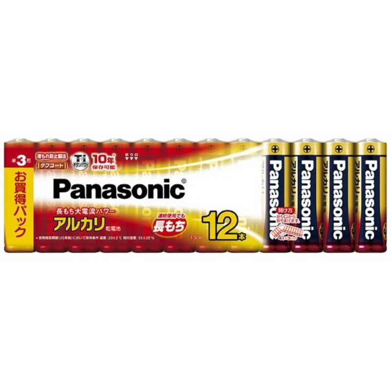 パナソニック　Panasonic パナソニック　Panasonic ｢単3形乾電池｣アルカリ乾電池 12本パック LR6XJ/12SW LR6XJ/12SW