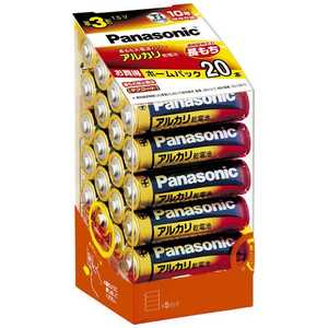 パナソニック　Panasonic アルカリ乾電池単3形20本パック LR6XJ/20SH