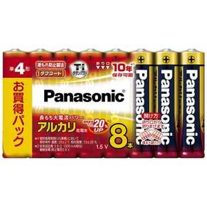 パナソニック Panasonic アルカリ乾電池単4形8本パック LR03XJ/8SW パナソニック Panasonic アルカリ乾電池単4形8本パック LR03XJ/8SW