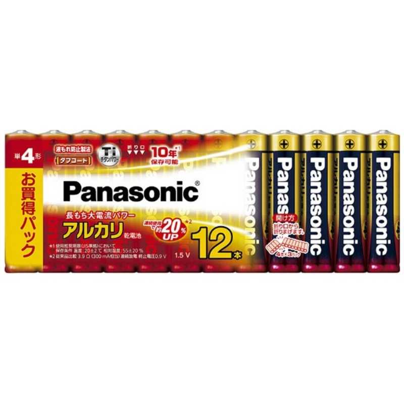 パナソニック　Panasonic パナソニック　Panasonic ｢単4形乾電池｣アルカリ乾電池 12本パック LR03XJ/12SW LR03XJ/12SW