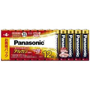 パナソニック　Panasonic ｢単4形乾電池｣アルカリ乾電池 12本パック LR03XJ/12SW