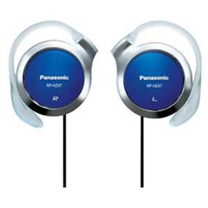 ＜コジマ＞ パナソニック Panasonic 耳かけ型 ステレオヘッドホン ブルー ブルー RPHZ47A