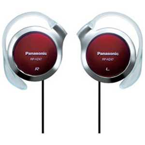パナソニック Panasonic 耳かけ型イヤホン 1.0mコード RP-HZ47-R (レッド) パナソニック Panasonic 耳かけ型イヤホン 1.0mコード RP-HZ47-R (レッド)