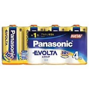 パナソニック Panasonic エボルタ単1形4本パック LR20EJ/4SW パナソニック Panasonic エボルタ単1形4本パック LR20EJ/4SW