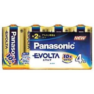 パナソニック Panasonic エボルタ単2形4本パック LR14EJ/4SW パナソニック Panasonic エボルタ単2形4本パック LR14EJ/4SW