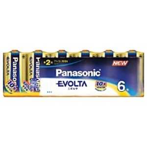 パナソニック　Panasonic ｢単2形乾電池｣アルカリ乾電池｢EVOLTA｣6本パック LR14EJ/6SW