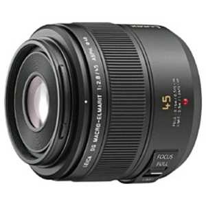 ѥʥ˥å Panasonic  LEICA DG MACRO-ELMARIT 45mm/F2.8 ASPH./MEGA O.I.S LUMIX  ޥե / ñ  ֥å H-ES045