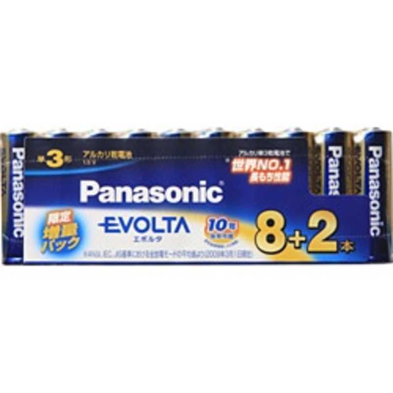 パナソニック　Panasonic パナソニック　Panasonic ｢単3形乾電池｣アルカリ乾電池｢EVOLTA｣8+2本パック LR6EJSP/10S LR6EJSP/10S