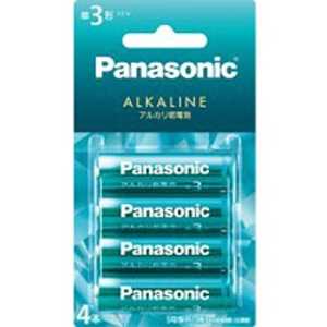 パナソニック　Panasonic カラーアルカリ乾電池単3形4本パック LR6LJG/4B (アクアグリｰン)