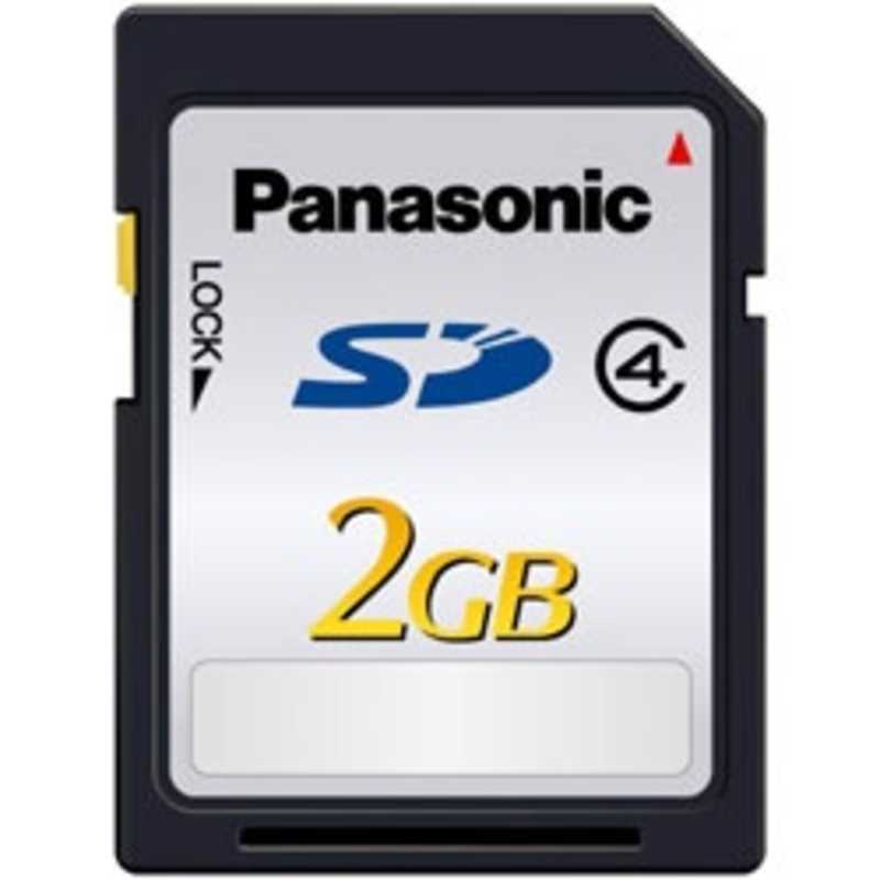 パナソニック　Panasonic パナソニック　Panasonic SDメモリカード [Class4対応/2GB] RP-SDL02GJ1K RP-SDL02GJ1K