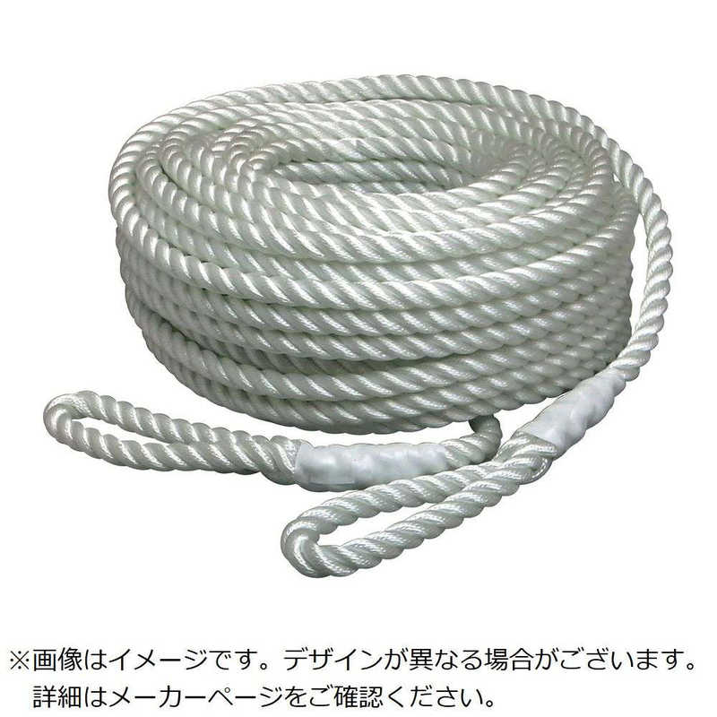 人気ブランド多数対象 TRUSCO 綿ロープ 3つ打 線径12mmX長さ100m ロープ ひも