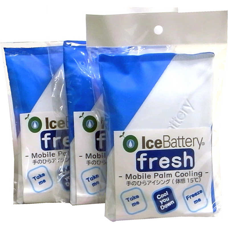 まつうら工業 まつうら工業 まつうら 体感15℃ 手のひら冷却 アイシング IceBattery fresh(アイスバッテリー フレッシュ) 154724 154724