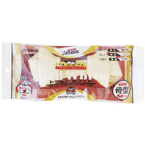 ペッツルート トラッドホワイトガム 骨型 M 