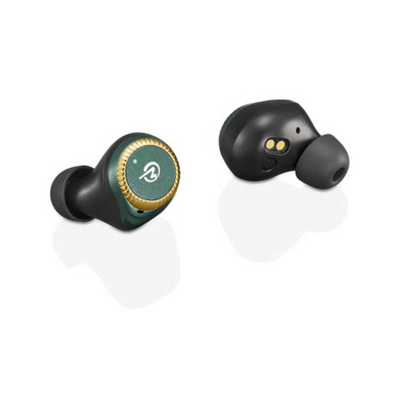 MSOUNDS MSOUNDS 【アウトレット】フルワイヤレスイヤホン ノイズキャンセリング対応 リモコン･マイク対応 Green×Gold MS-TW33GN MS-TW33GN