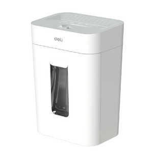 DELI シュレッダー deli(デリ) ［クロスカット / A4サイズ］ ホワイト DLI-ESHG12WH