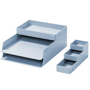 DELI デスクオーガナイザーセット nusign(ニューサイン) ブルー DLI-NFU001BL