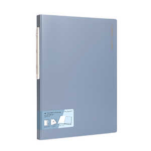 DELI A4クリアポケットファイル(40P) nusign(ニューサイン) ブルー DLI-NDB168BL40P