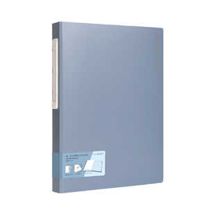 DELI A4クリアポケットファイル(60P) nusign(ニューサイン) ブルー DLI-NDB169BL60P