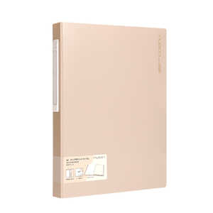 DELI A4クリアポケットファイル(60P) nusign(ニューサイン) ベージュ DLI-NDB169BE60P
