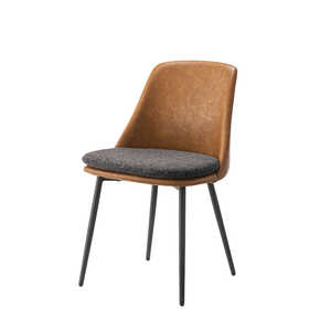 東谷 アファブル チェア(ライトブラウン/W50×D55.5×H79.5×SH47cm) 