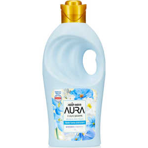 トイレタリージャパンインク 香りサフロン 柔軟剤 AURA 本体 1L ホリデイファンタジー(ミュゲ＆アイリス) 