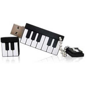カナック企画 ピアノ型USBメモリ4GB SIL-001A