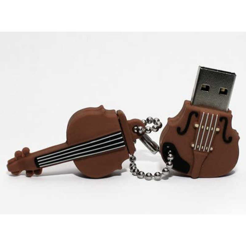 カナック企画 高い素材 バイオリン型USBメモリ4GB SIL-005A ついに再販開始