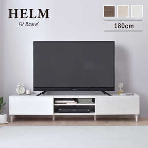4FUL テレビ台 HELM ホワイト HM35-180L-WH