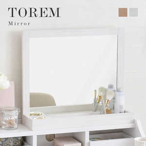 4FUL 鏡 TOREM ホワイト TR55MR-WH
