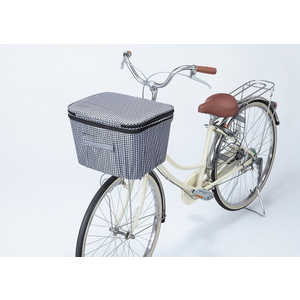 カワスミ 2段式 前カゴカバー(幅410x長さ335x高さ310~490mm/チドリ) KW_259CH カワスミ 2段式 前カゴカバー(幅410x長さ335x高さ310~490mm/チドリ) KW_259CH