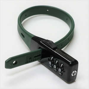 カワスミ バッテリー盗難防止用 ダイヤルロック(縦305x横23x高さ14mm/カーキ×ブラック) SL_02KH カワスミ バッテリー盗難防止用 ダイヤルロック(縦305x横23x高さ14mm/カーキ×ブラック) SL_02KH