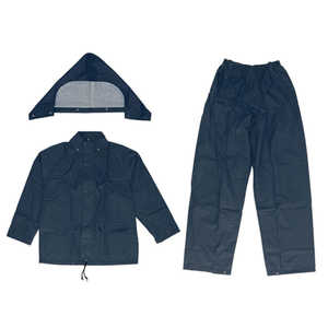 コヤナギ WORK RAIN M-100 レインスーツ上下セット Mサイズ ネイビー M100 コヤナギ WORK RAIN M-100 レインスーツ上下セット Mサイズ ネイビー M100