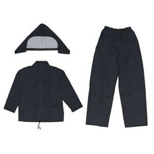 コヤナギ WORK RAIN M-100 レインスーツ上下セット LLサイズ ブラック M100 コヤナギ WORK RAIN M-100 レインスーツ上下セット LLサイズ ブラック M100