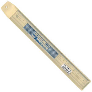 タケダ 直定規 360x3mm 目溝付 23-0520 タケダ 直定規 360x3mm 目溝付 23-0520