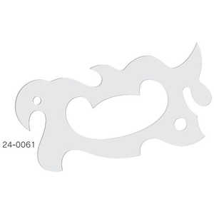 タケダ 万能雲形定規 21cm(N) 24-0061 タケダ 万能雲形定規 21cm(N) 24-0061