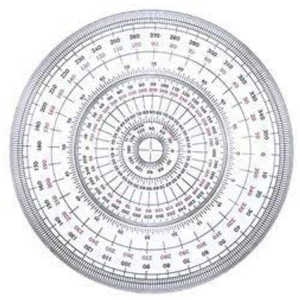タケダ 全円分度器 15cm 25-0310 タケダ 全円分度器 15cm 25-0310