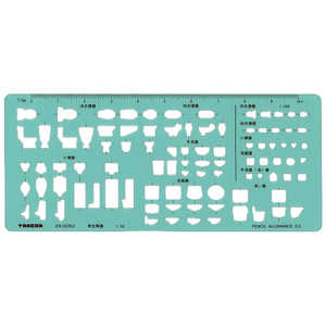 タケダ テンプレ-ト 陶器定規 29-0252 タケダ テンプレ-ト 陶器定規 29-0252