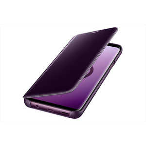 GALAXY 【サムスン純正】Galaxy S9+用CLEAR VIEW STANDING COVER　パープル EF-ZG965CVEGJP