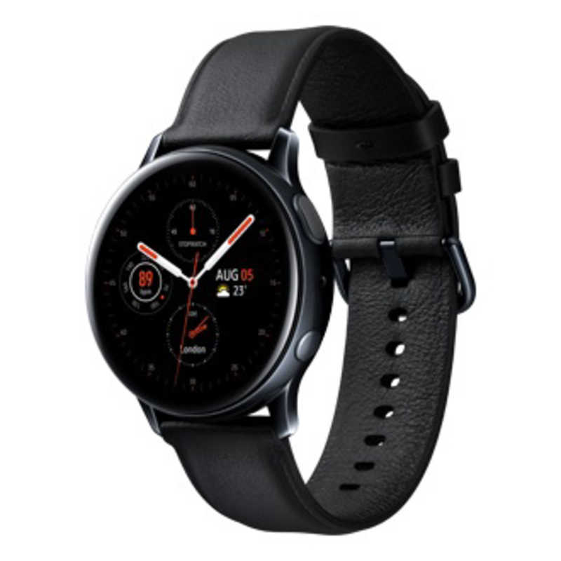 GALAXY GALAXY ウェアラブル端末 Galaxy Watch Active2 40mm ブラック (ステンレス) SM-R830NSKAXJP SM-R830NSKAXJP