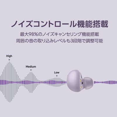 GALAXY フルワイヤレスイヤホン ノイズキャンセリング対応 マイク対応