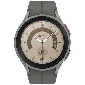 GALAXY スマートウォッチ Galaxy Watch5 Pro 45mm(Titanium) グレー SM-R920NZTAXJP