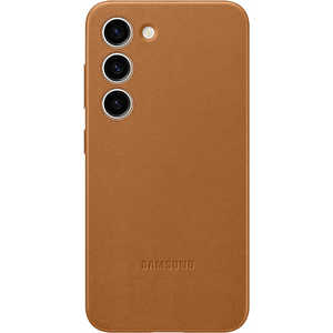 GALAXY ॹ GalaxyS23 Leather Case/Camel  EF-VS911LAEGJP