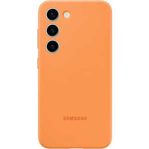 GALAXY サムスン純正 GalaxyS23 Silicone Case/Orange オレンジ EF-PS911TOEGJP