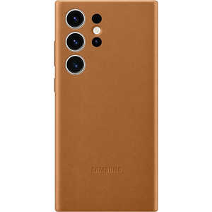 GALAXY ॹ GalaxyS23 Ultra Leather Case/Camel  EF-VS918LAEGJP