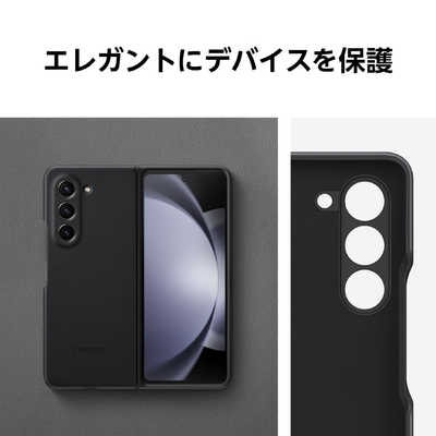 GALAXY サムスン純正ケース Galaxy Z Fold5 Eco-Leather Case(Black 
